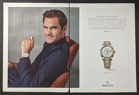 federer rolex werbung